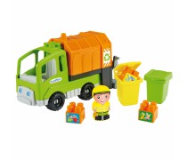 Žaislinė šiukšliavežė su rūšiavimo konteineriais ir | Abrick | Ecoiffier 3350